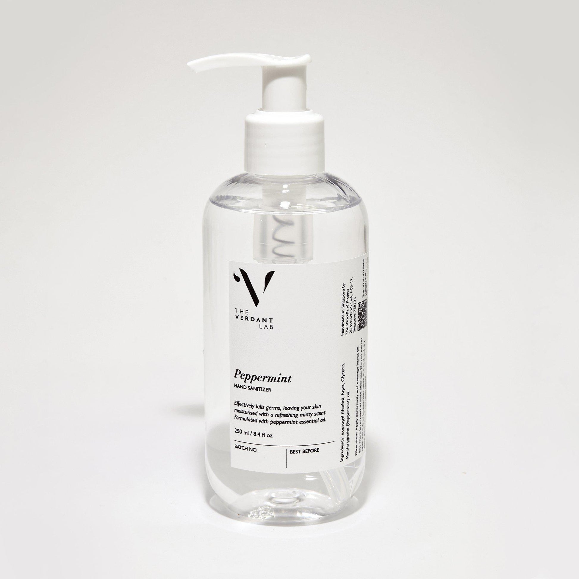 Peppermint | Hand Sanitiser-Hand Sanitiser-The Verdant Lab-250 ml-The Verdant Lab