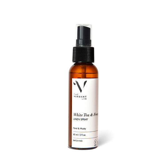 White Tea & Freesia | Linen Spray-Linen Spray-The Verdant Lab-60 ml-The Verdant Lab